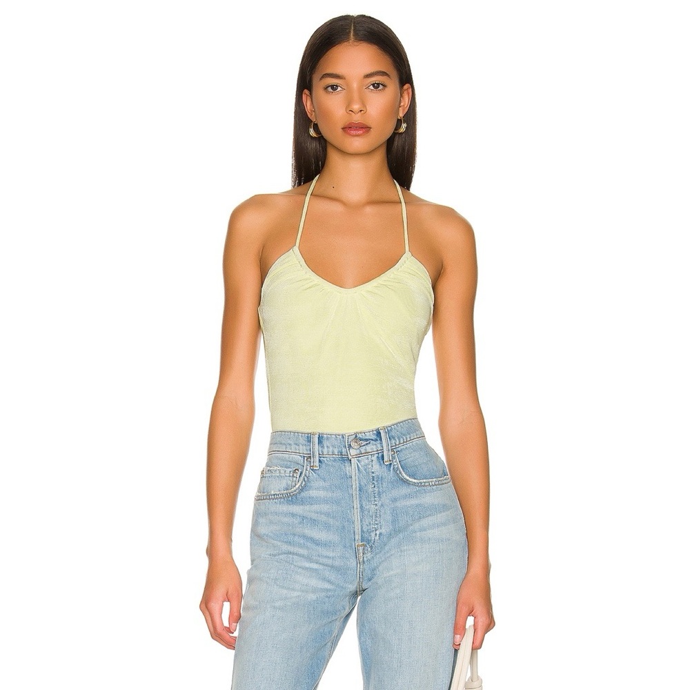 NEW superdown Yellow Halter Top